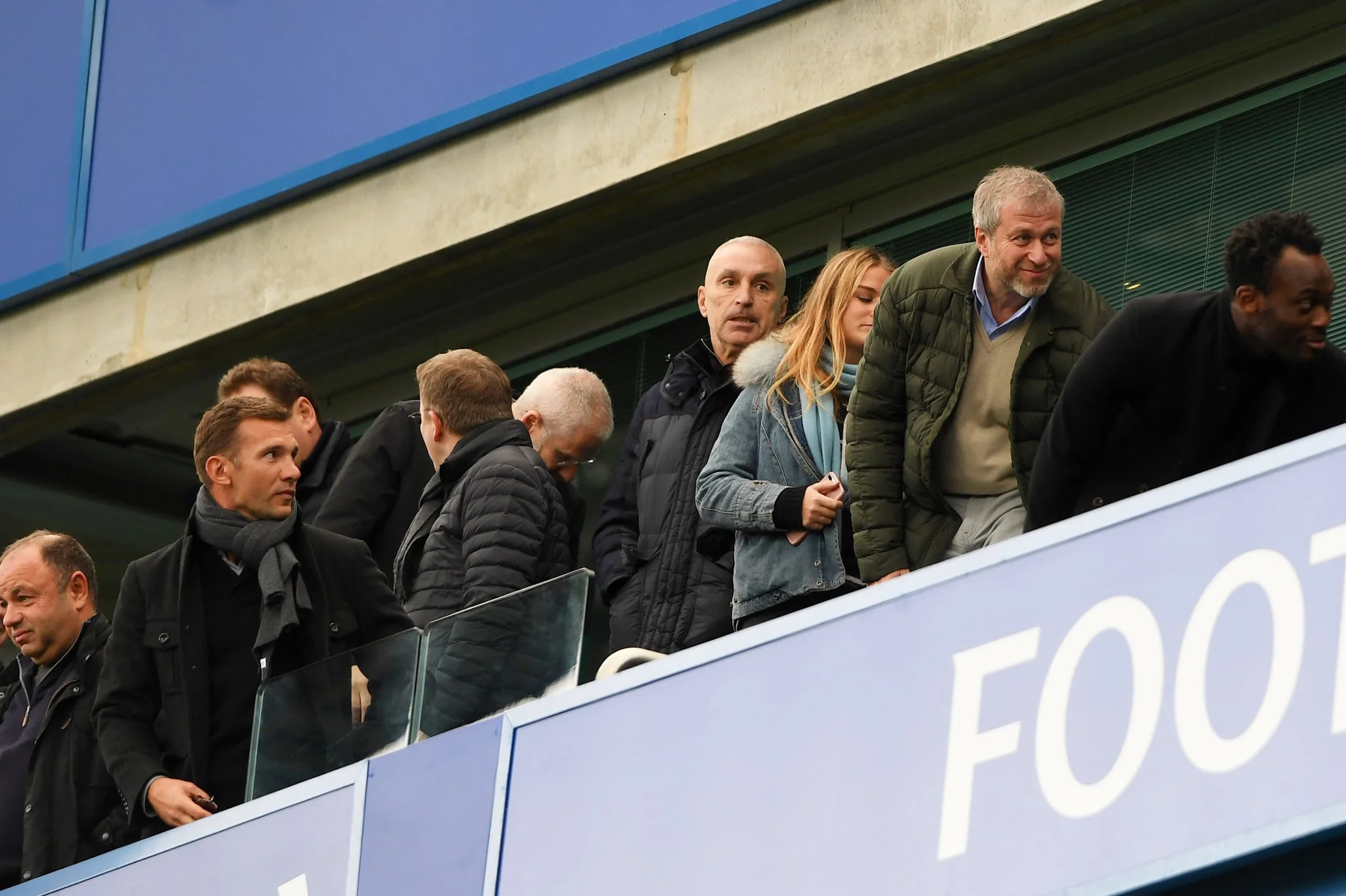 Шевченко та Абрамович у VIP-ложі Стемфорд Брідж / ФК Челсі