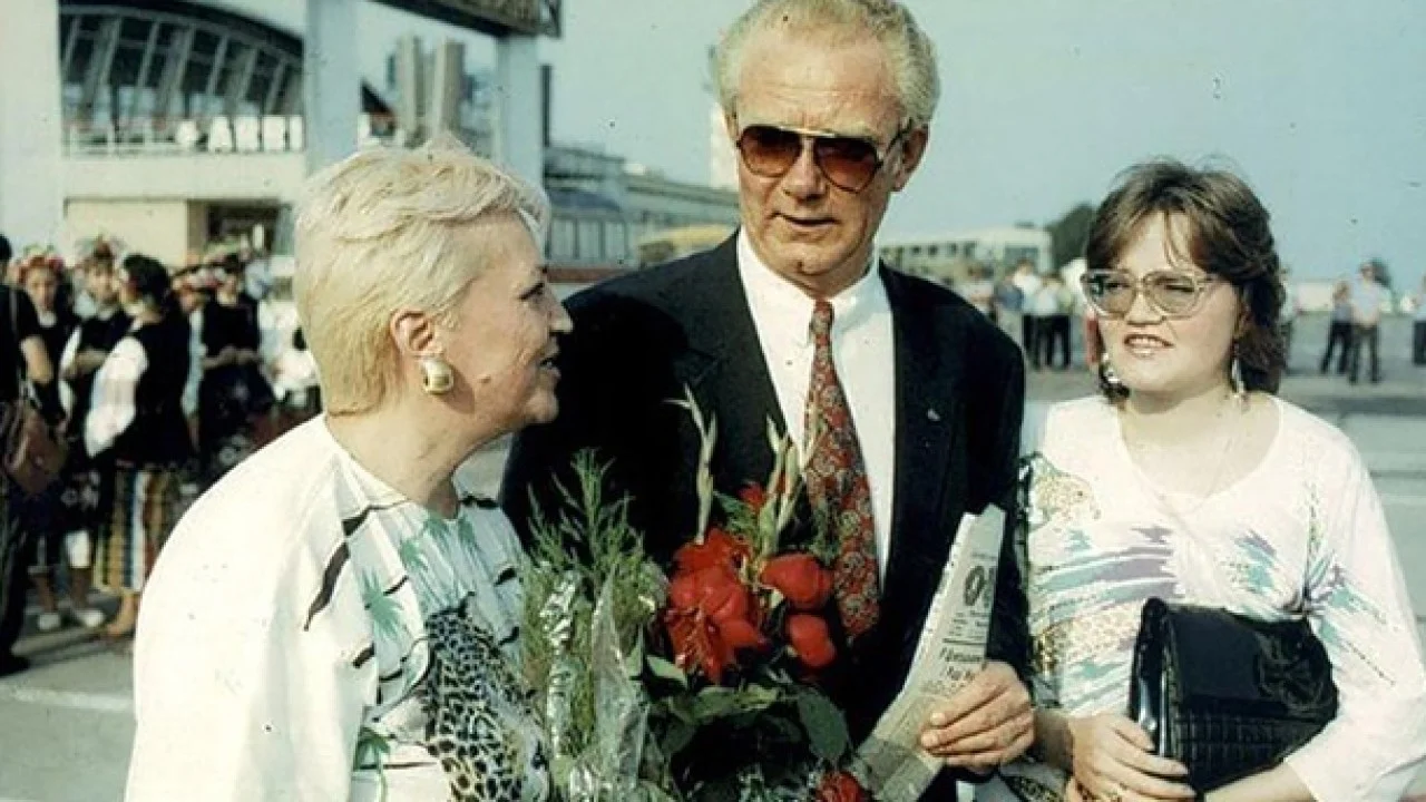 Валерій Лобановський із сім'єю / Фото з відкритих джерел