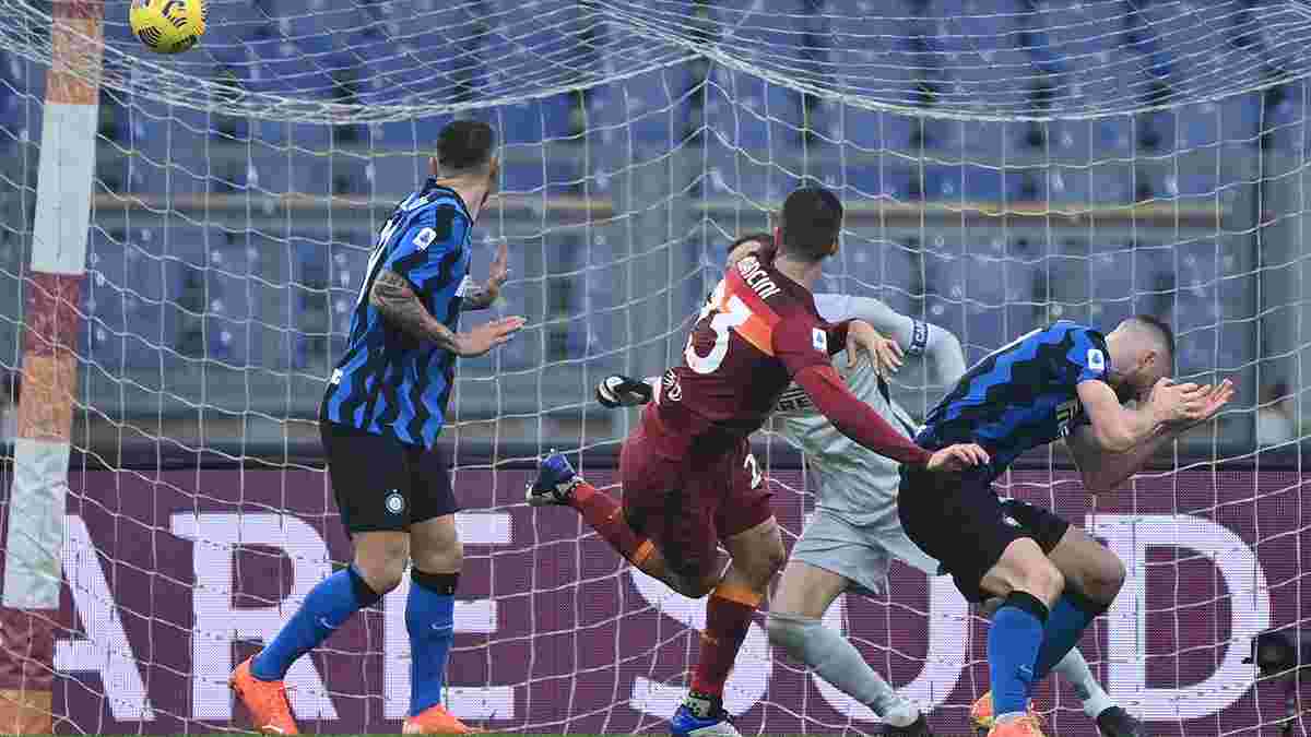 Шедевр Хакими в видеообзоре матча Рома – Интер – 2:2