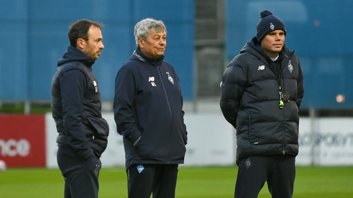 Лонго (ліворуч), Луческу та Вукоєвіч / Фото ФК Динамо