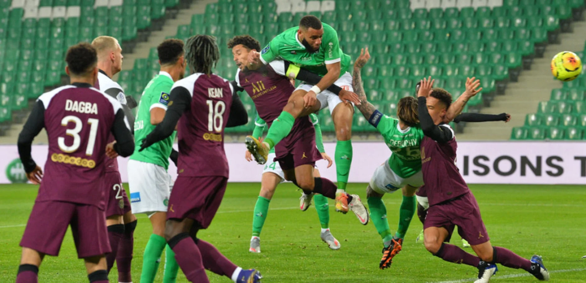 Сент-Етьєн – ПСЖ / Фото Сент-Етьєн