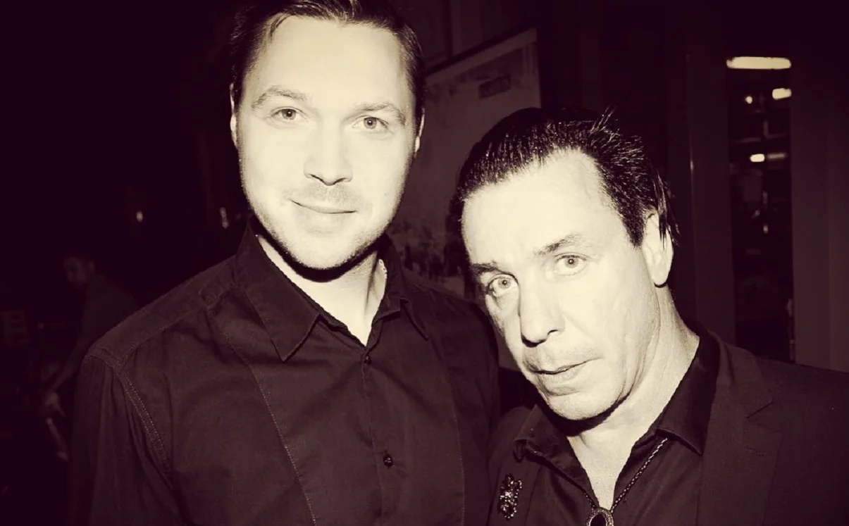 Микита Майхровський (ліворуч) і Тілль Ліндеманн (Rammstein)