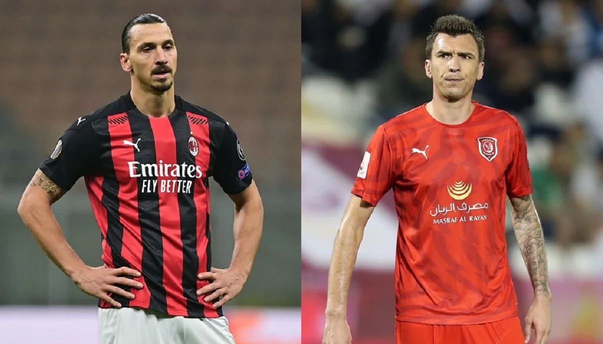 Ибрагимович и Манджукич / Коллаж Tuttosport