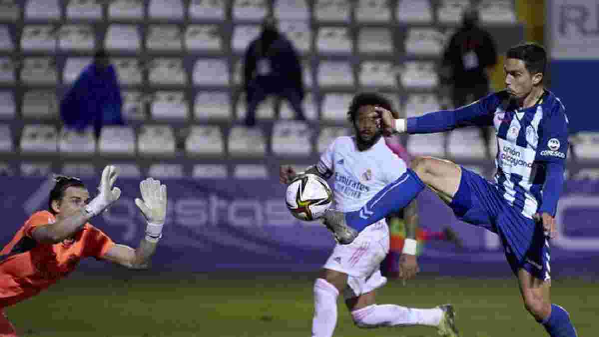 Ужасный дебют Лунина в видеообзоре матча Алькояно – Реал Мадрид – 2:1