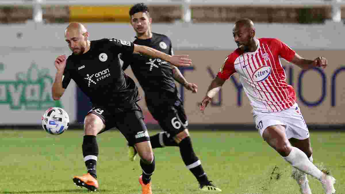 Худобяк забил гол в матче чемпионата Кипра