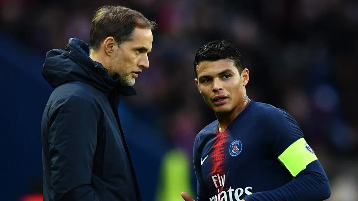 Томас Тухель и Тиагу Силва / фото из соцсетей