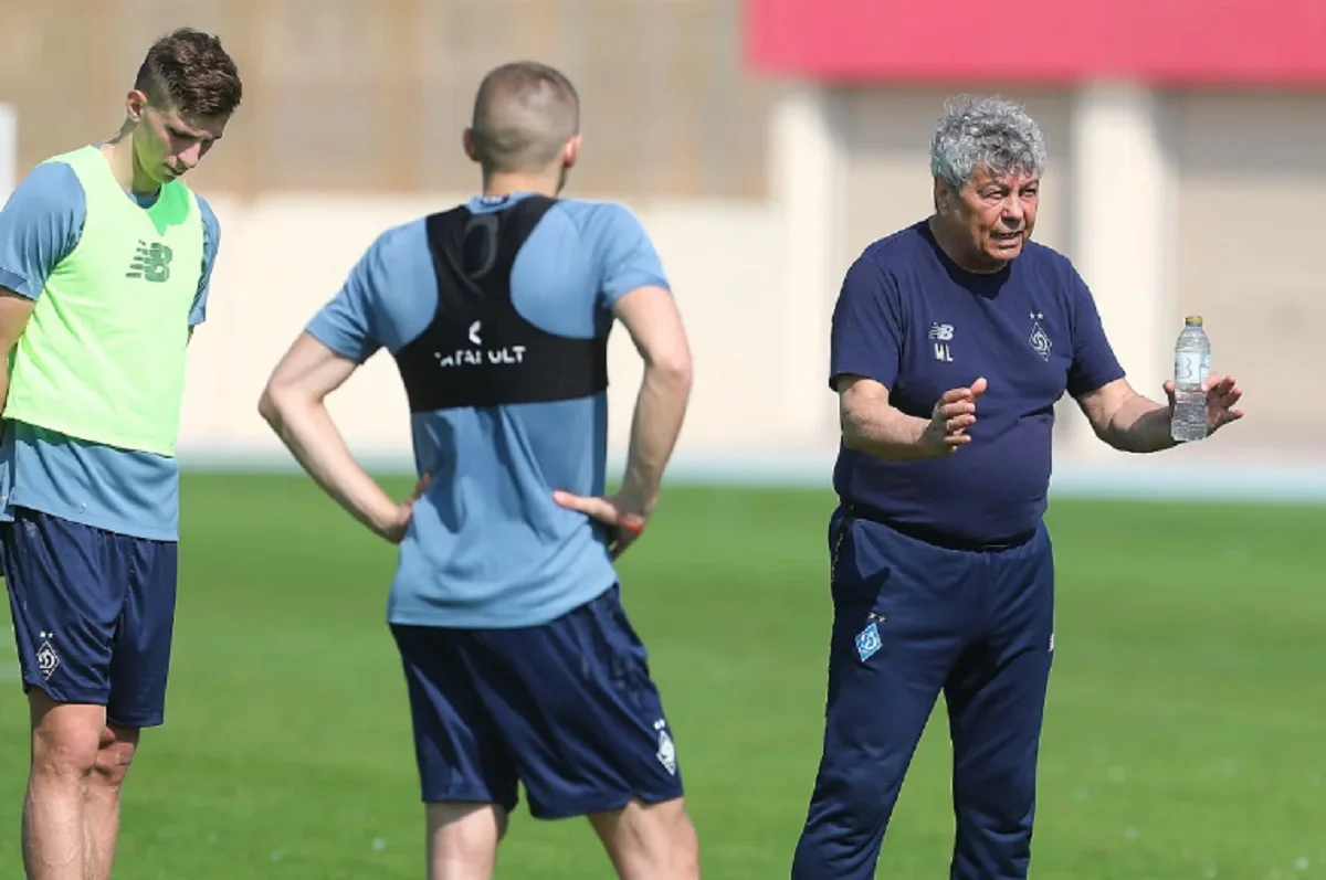 Мірча Луческу з підопічними / ФК Динамо