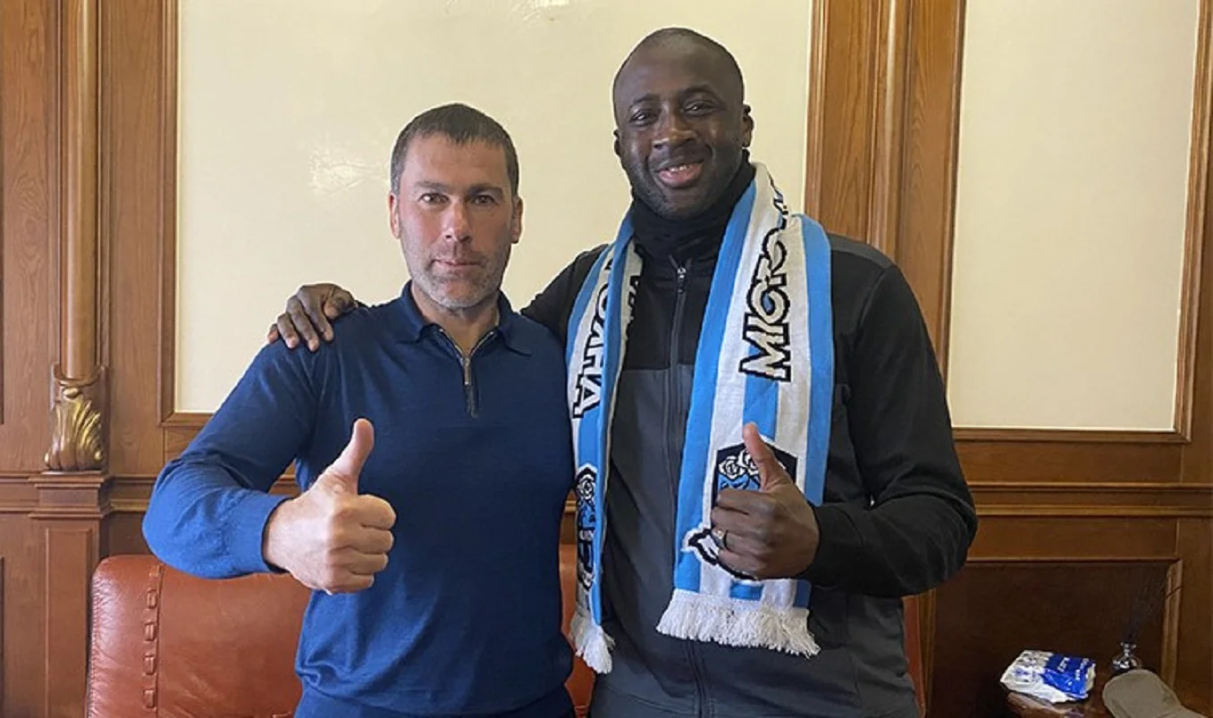 Владислав Гельзин и Яя Туре / Фото ФК Олимпик