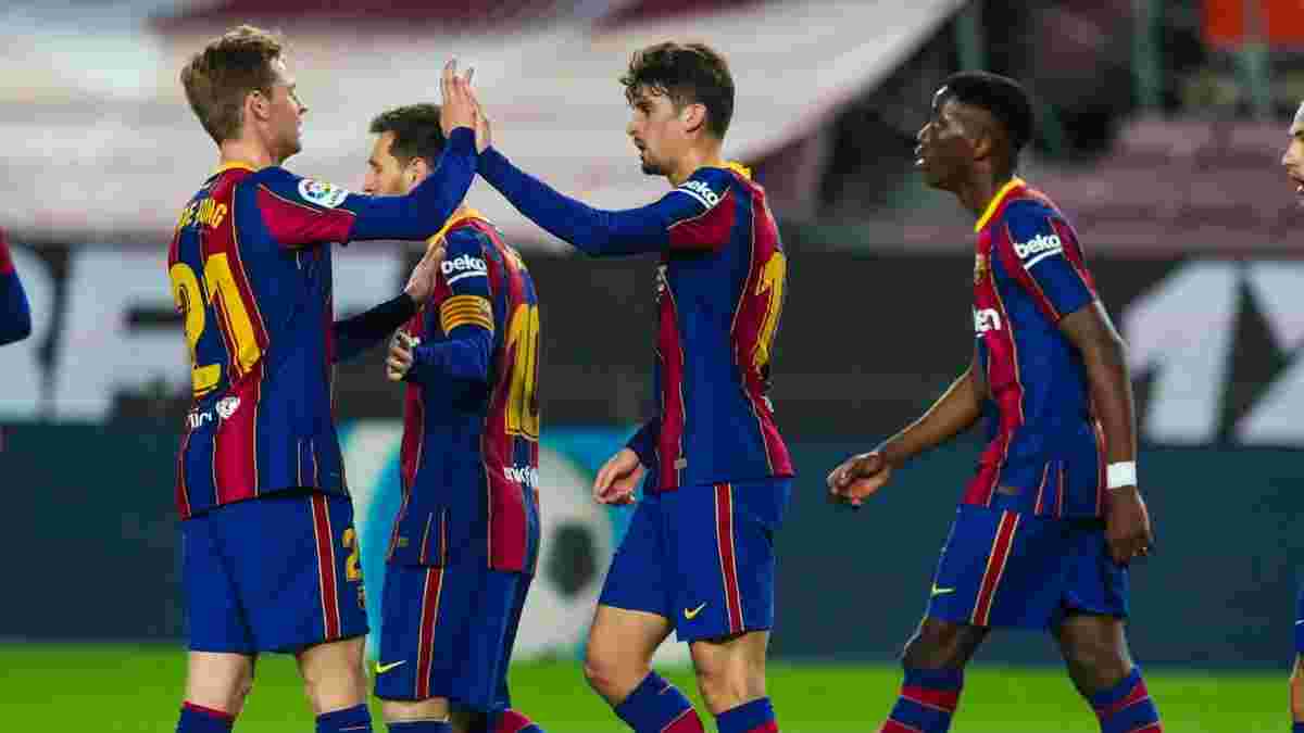 Дубли Месси и Тринкау в видеообзоре матча Барселона – Алавес – 5:1