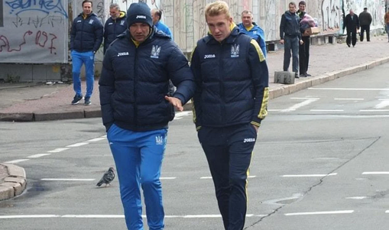 Андрей Шевченко и Виктор Коваленко / Фото УАФ