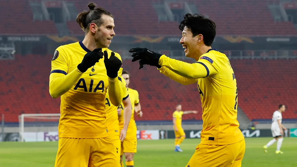 Сон Хын Мин и Гарет Бейл / фото: Тоттенхэм