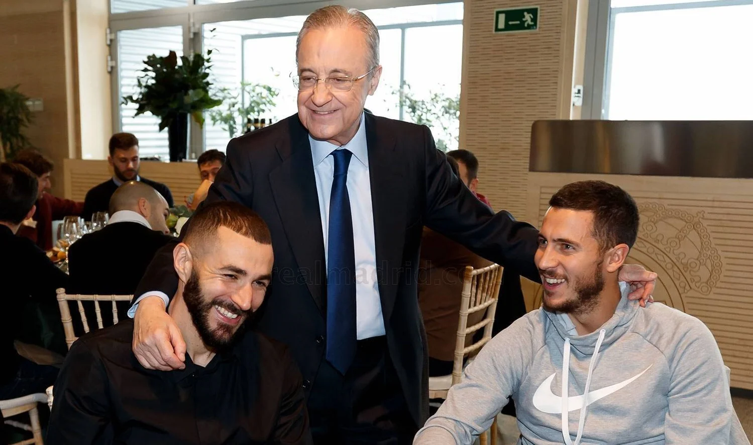 Бензема, Перес, Азар / Фото ФК Реал