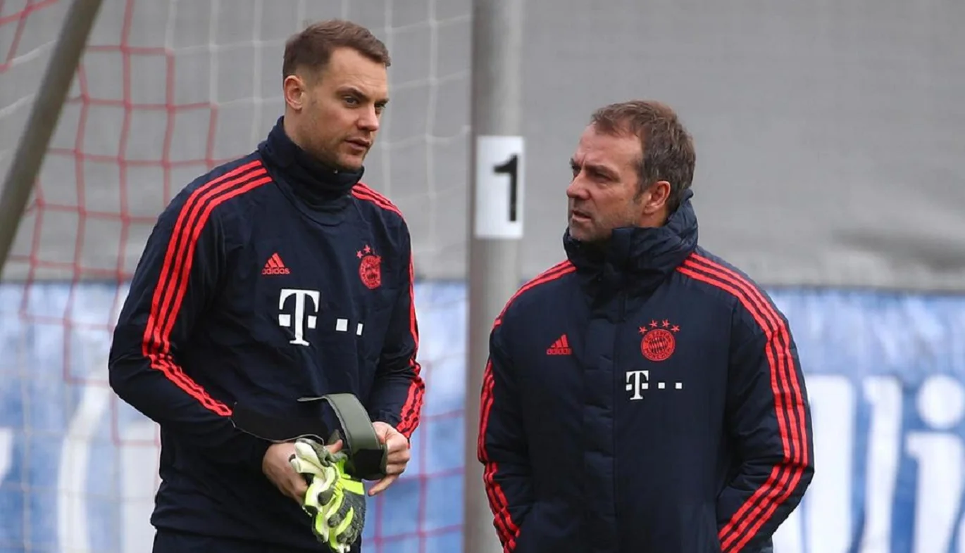Мануель Нойєр і Ганс-Дітер Флік/ Фото ФК Баварія