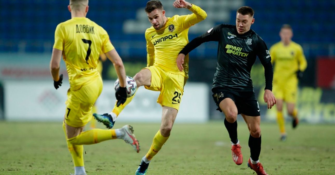 Олімпік – СК Дніпро-1 – 0:2