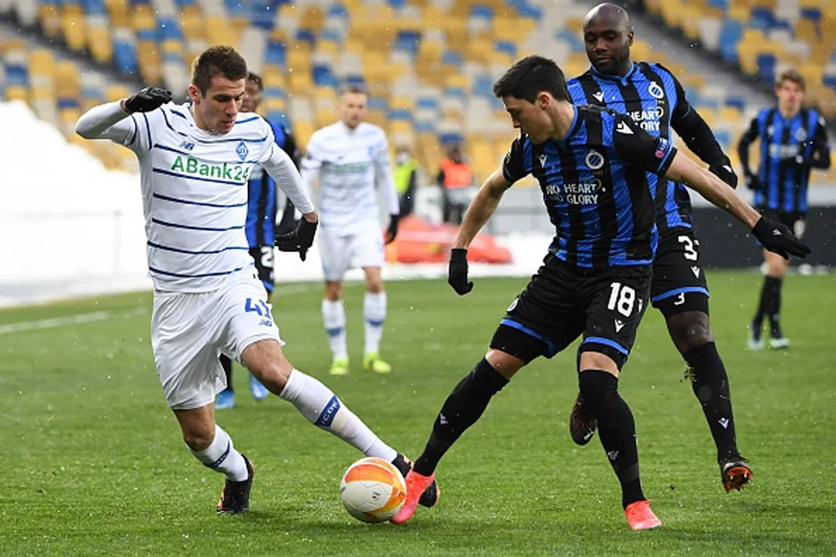 Брюгге – Динамо: онлайн-трансляция матча 25 февраля 2021