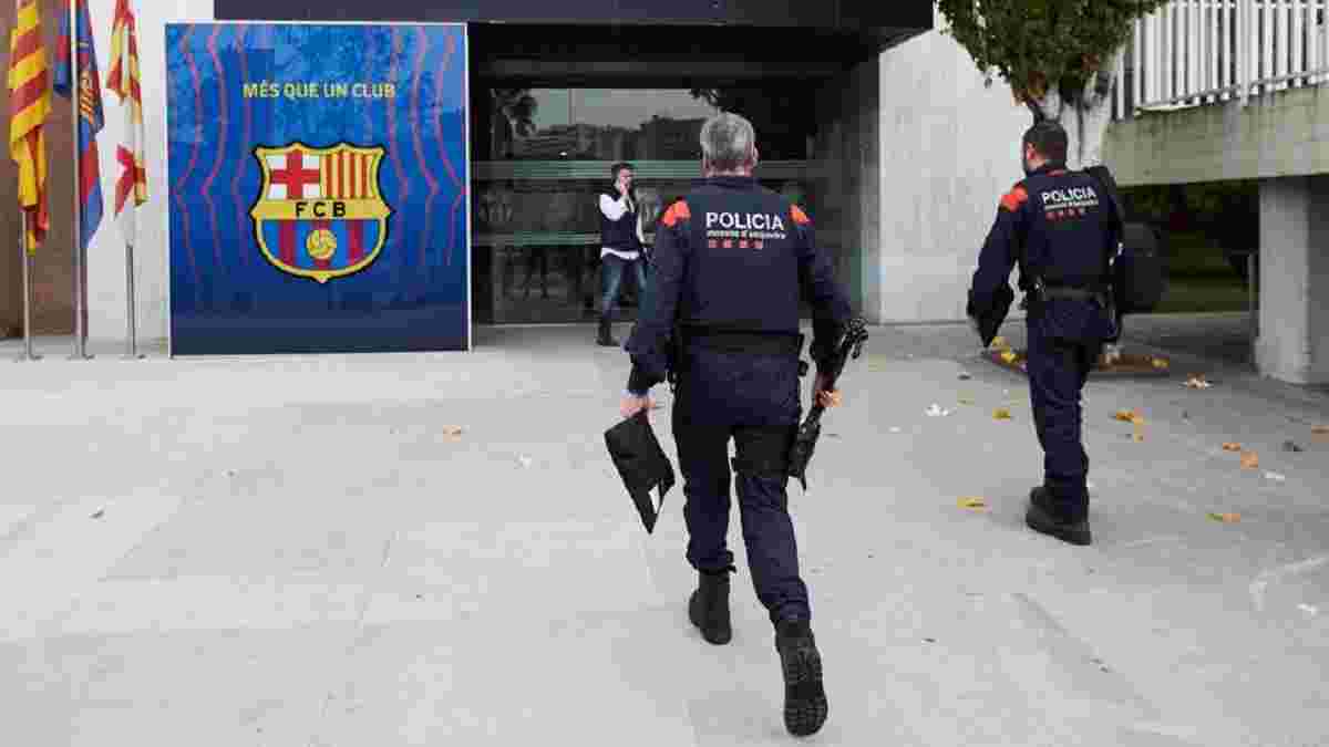 Поліція провела обшук в офісі Барселони