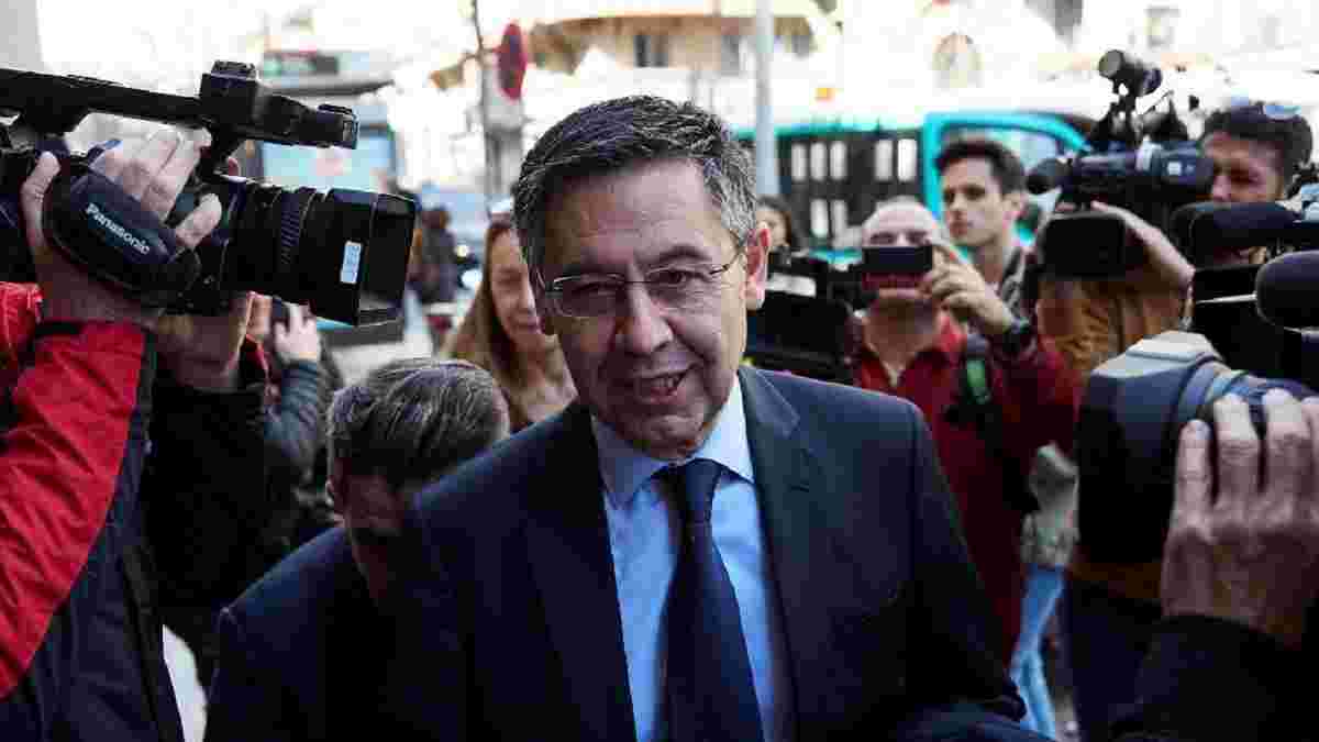 Бартомеу звільнили з-під варти після ночі у відділку поліції – екс-президент Барселони з помічником готуються до суду
