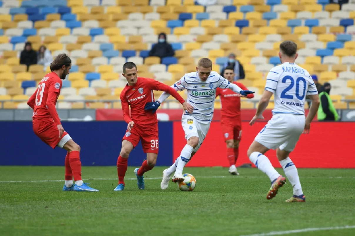 Динамо – Минай / официальный сайт УПЛ