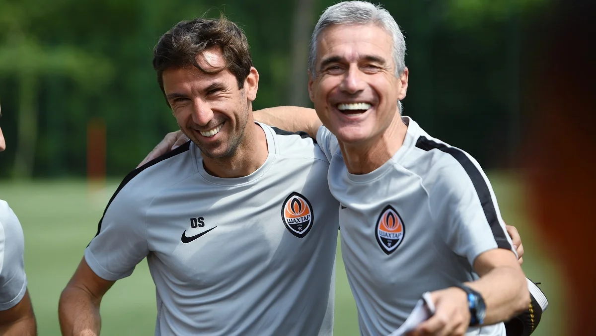 Даріо Срна та Луїш Каштру / Фото ФК Шахтар