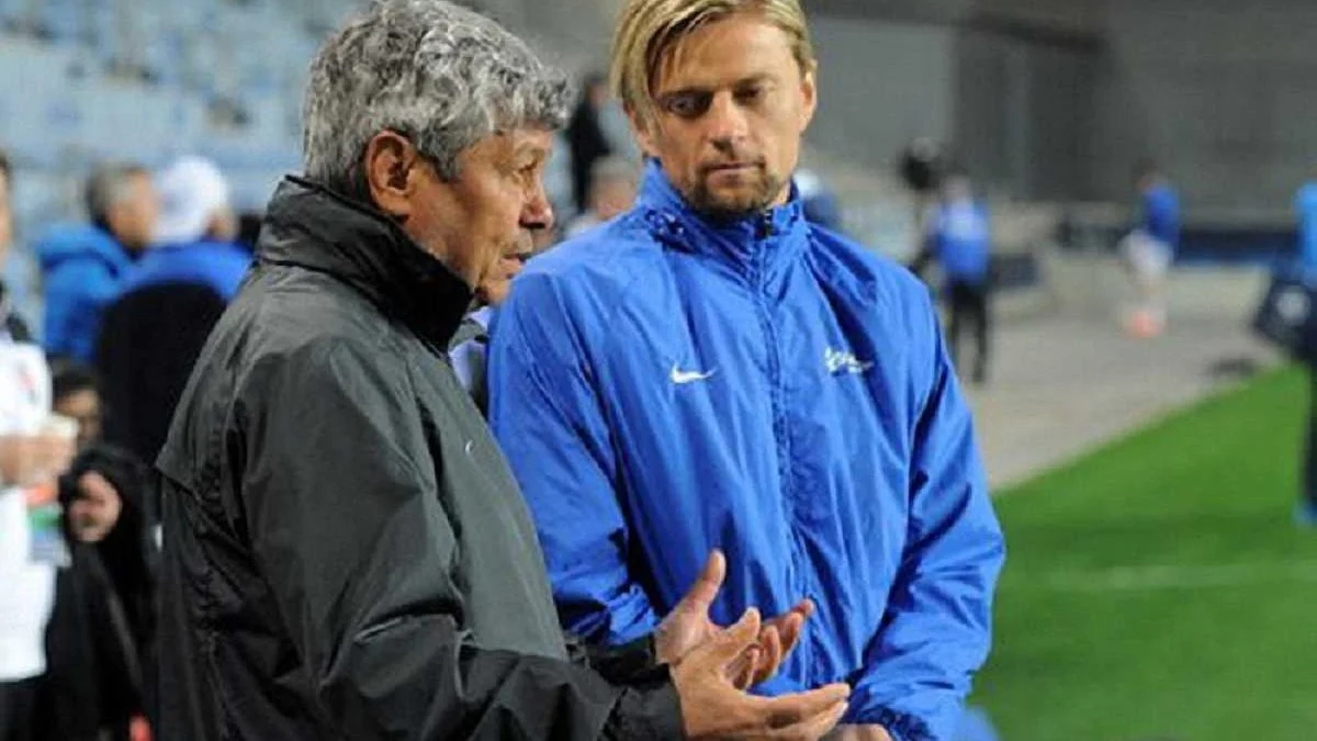 Мирча Луческу и Анатолий Тимощук / Фото ФК Зенит