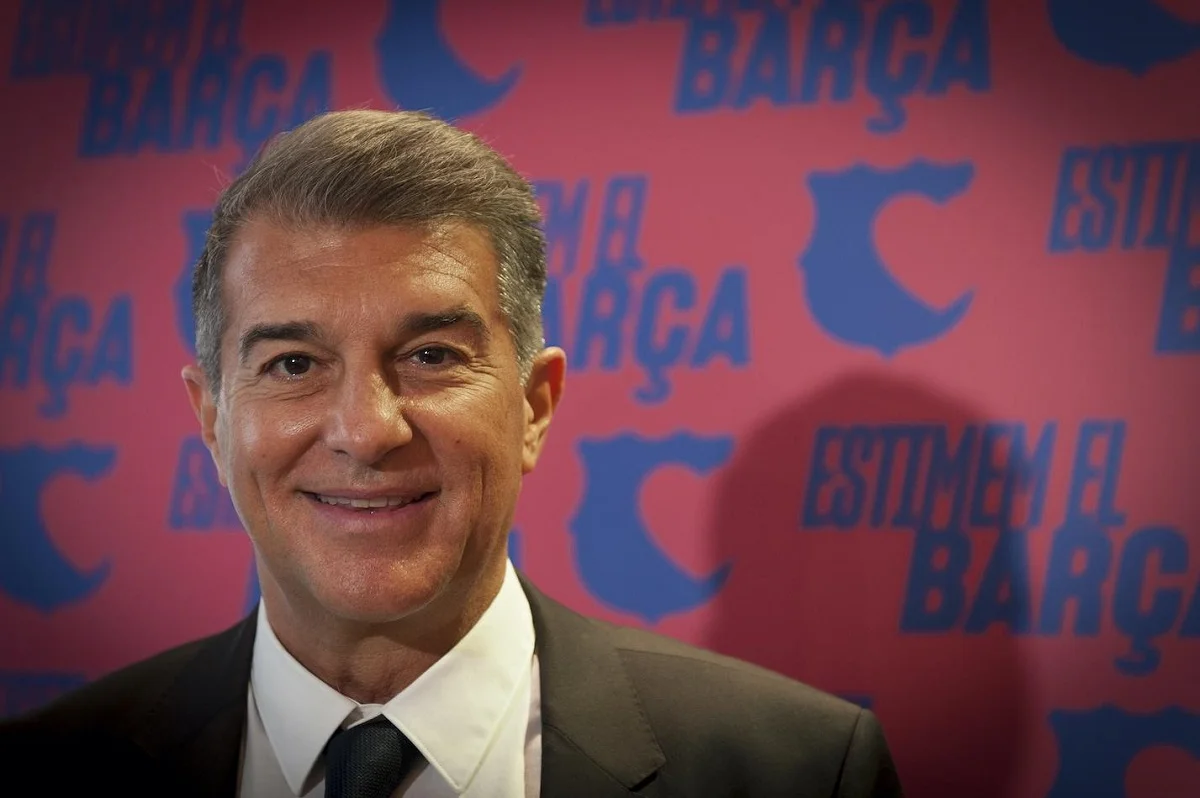 Жоан Лапорта – президент Барселони