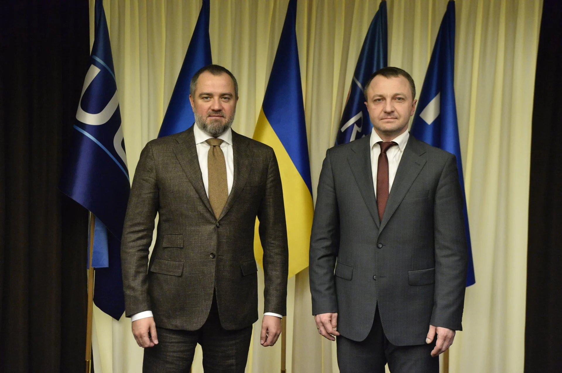 Андрей Павелко и Тарас Кремень / Фото П. Кубанова