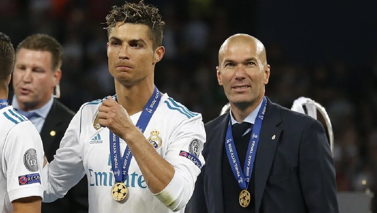 Криштиану Роналду и Зинедин Зидан / Marca