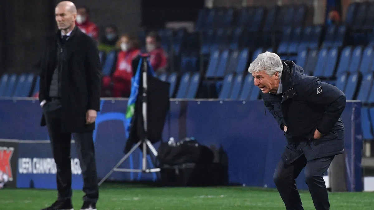 Зінедін Зідан та Джан П'єро Гасперіні / AFP