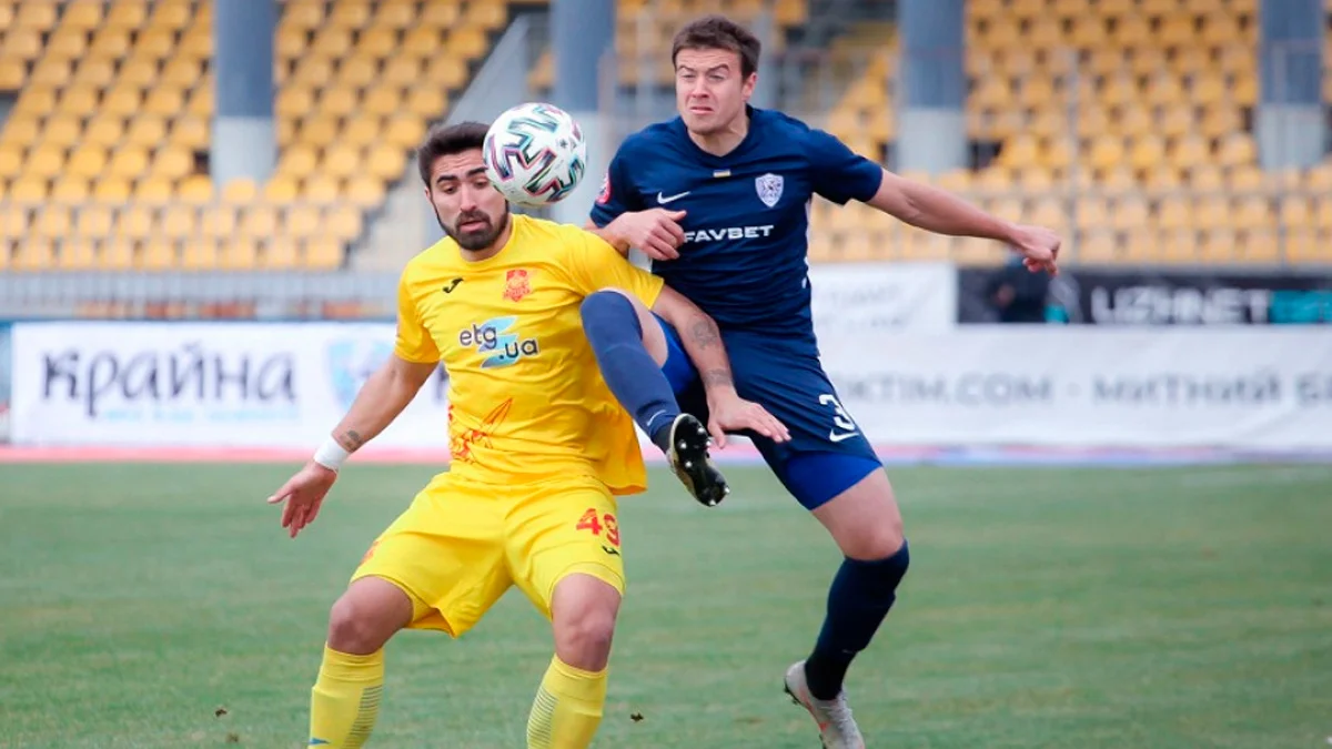 Минай – Інгулець – 0:1