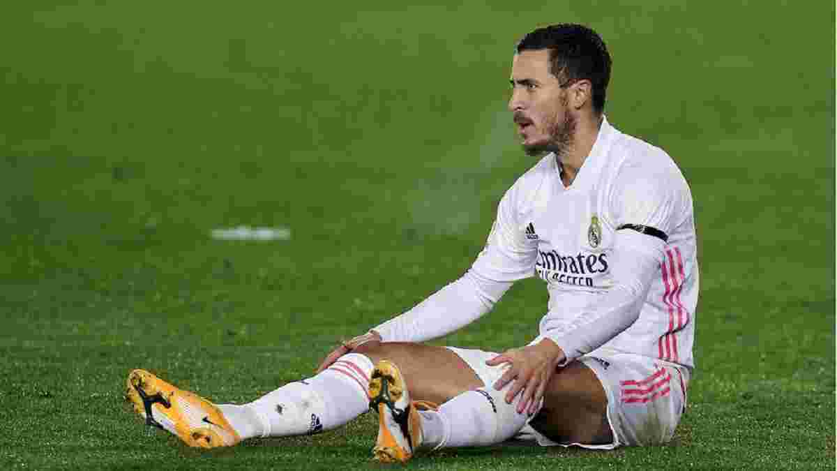 Реал снова потерял Азара из-за травмы – после предыдущей бельгиец сыграл всего 15 минут