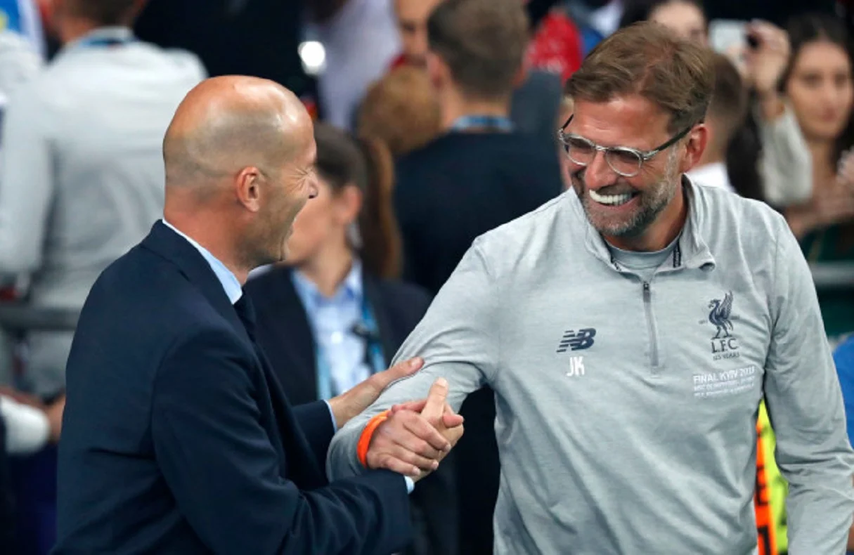 Зінедін Зідан та Юрген Клопп / Фото Metro