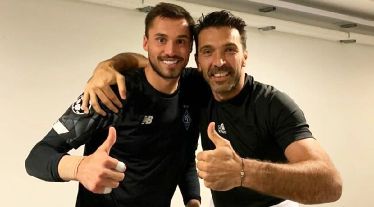 Георгий Бущан и Джанлуиджи Буффон / Фото из соцсетей