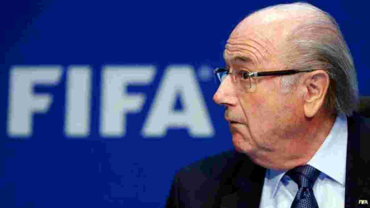 Екс-президент ФІФА Блаттер відсторонений від футбольної діяльності на тривалий термін