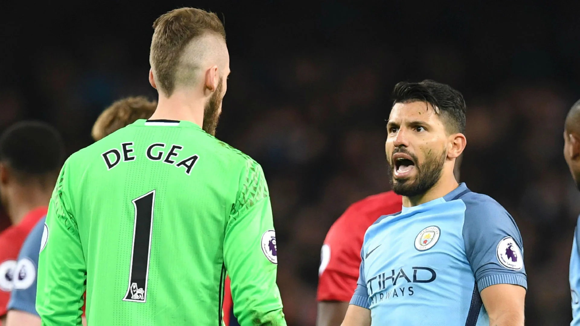 Давід Де Хеа та Серхіо Агуеро / Фото Goal.com