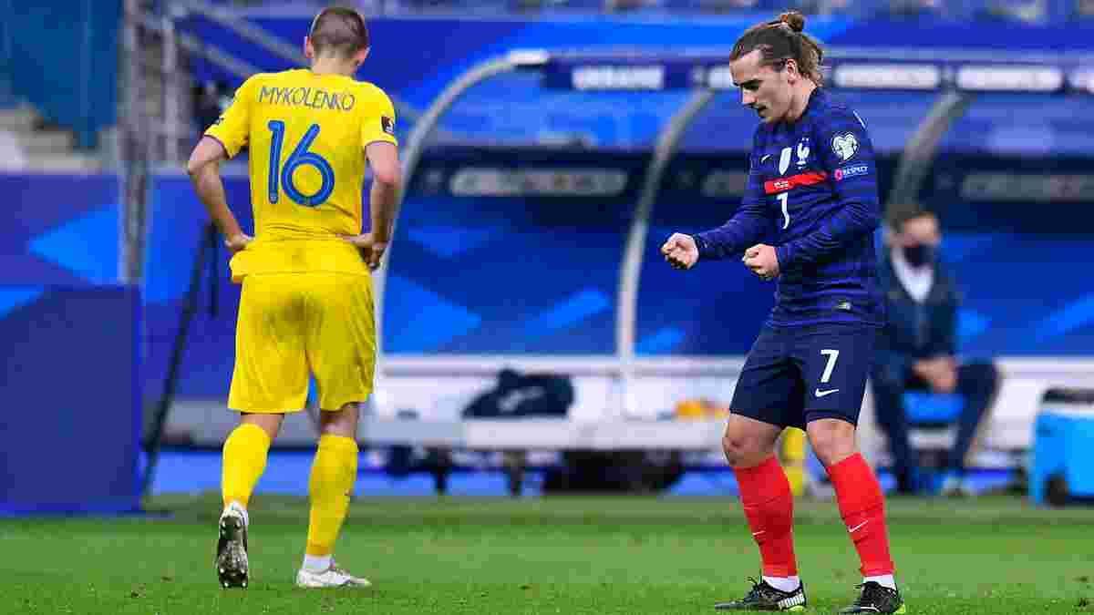 Гол Украине вывел Гризманна на четвертое место бомбардиров сборной Франции