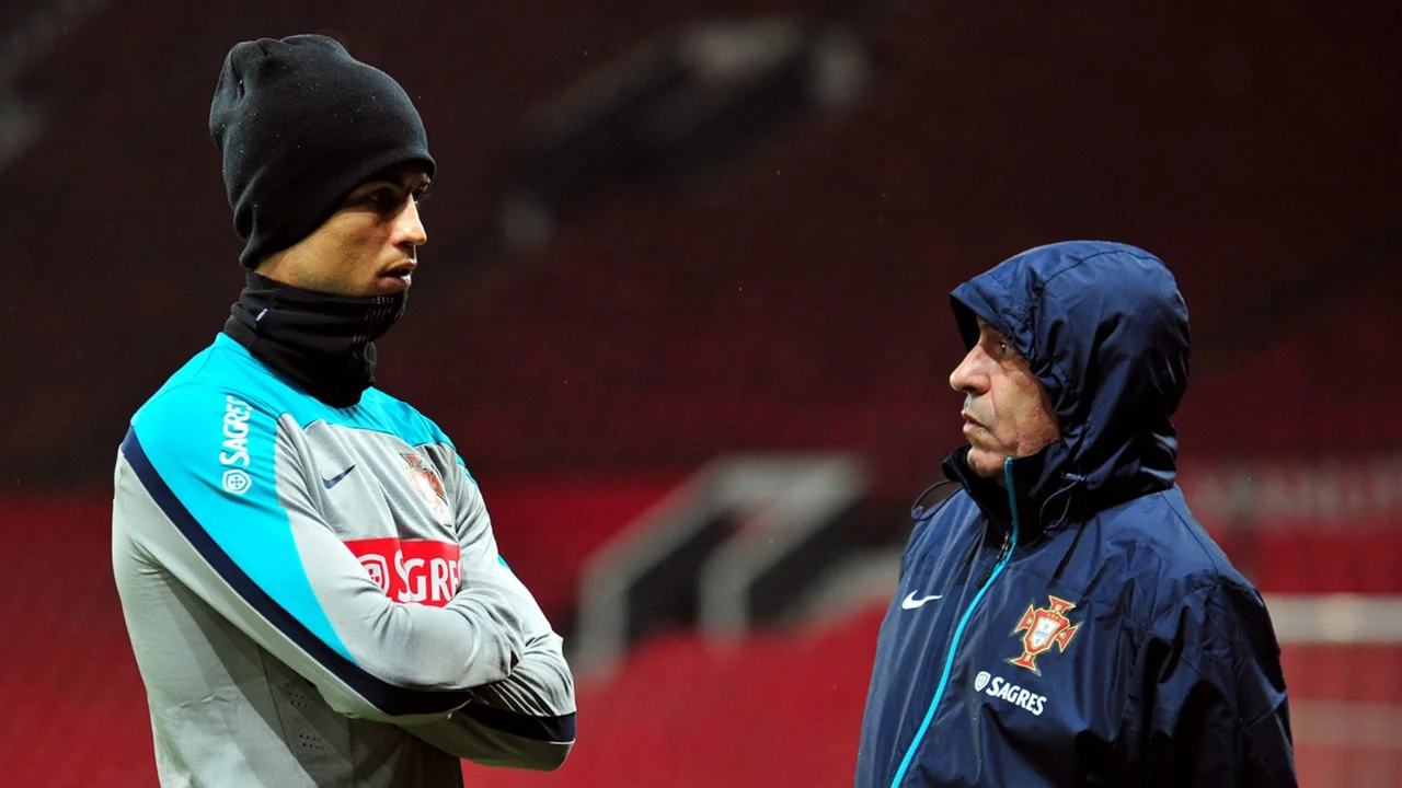 Роналду и Сантуш / AFP