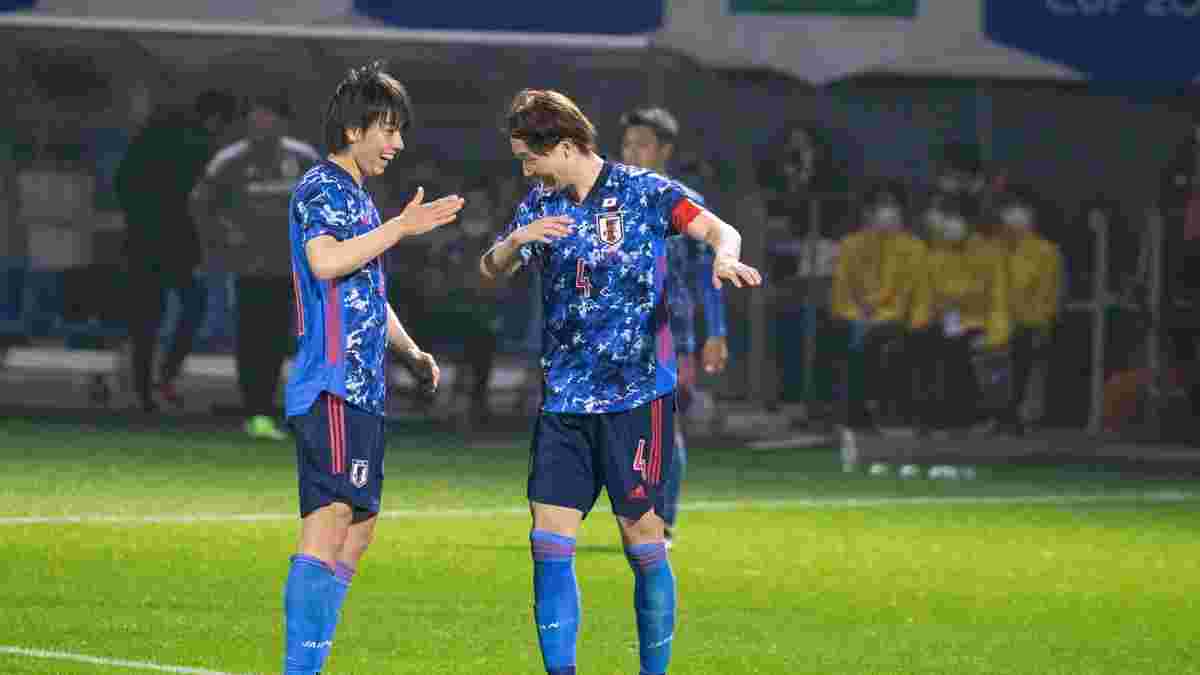Відбір ЧС-2022: Японія пошматувала Монголію з двозначним числом голів – до вічного рекорду не вистачило одного м'яча