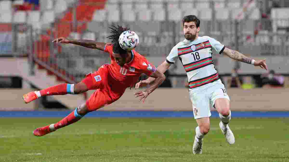 Даремний подвиг Жерсона у відеоогляді матчу Люксембург – Португалія – 1:3
