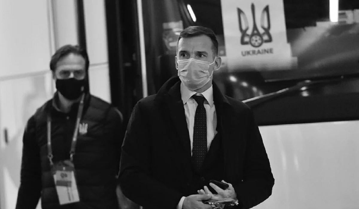 Андрій Шевченко перед матчем із Казахстаном / Фото УАФ