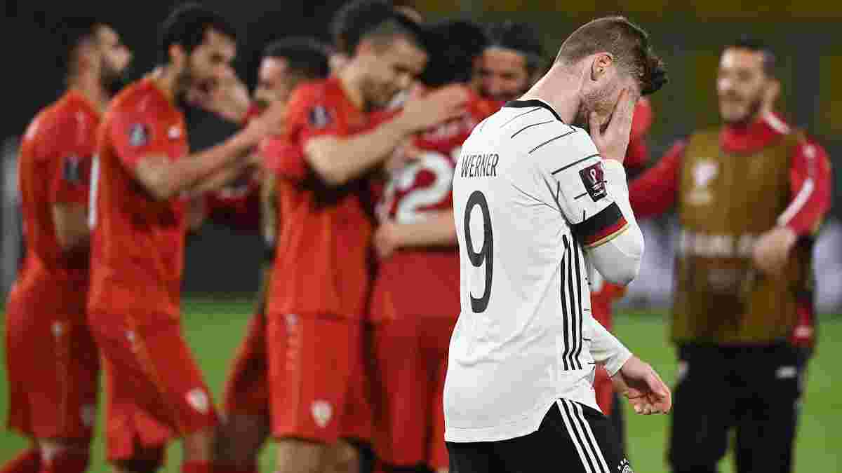 Сенсаційна перемога суперника України у відеоогляді матчу Німеччина – Північна Македонія – 1:2
