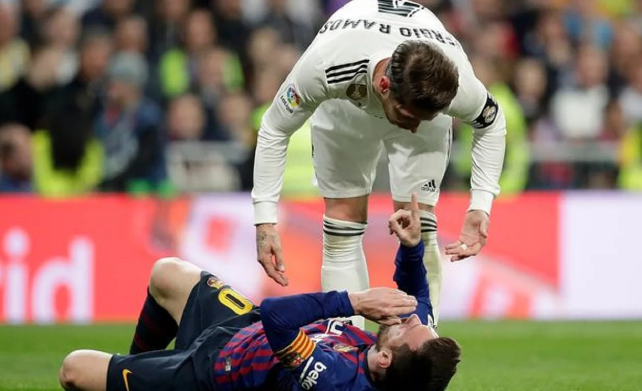 Серхіо Рамос та Ліонель Мессі / Фото The Mirror