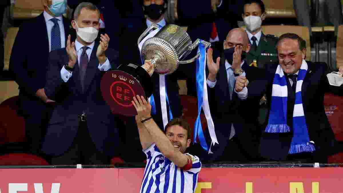 Экс-звезда Реала сыграл гимн Сосьедада на трубе – роскошное празднование триумфа в Кубке Испании
