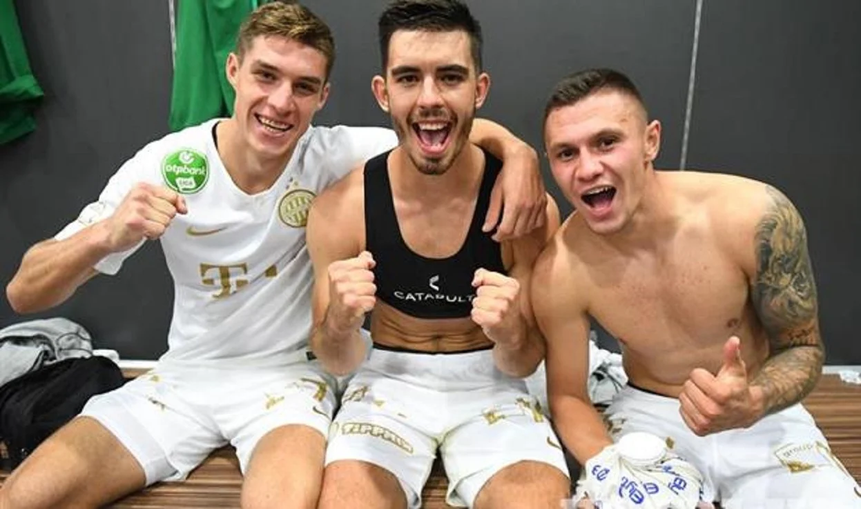 Харатін і Зубков (справа) / Сайт Ференцвароша