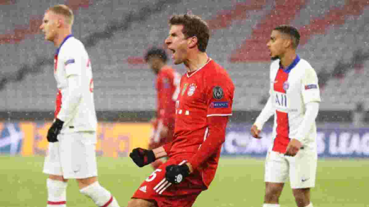 "Мы выстрелили себе в ногу": Мюллер – о поражении Баварии от ПСЖ в первом четвертьфинале Лиги чемпионов