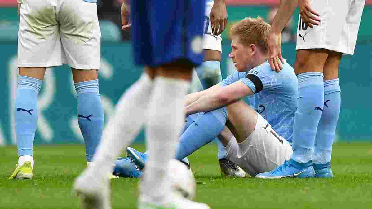 Манчестер Сити подтвердил травму де Брюйне – участие в финале Кубка лиги под вопросом