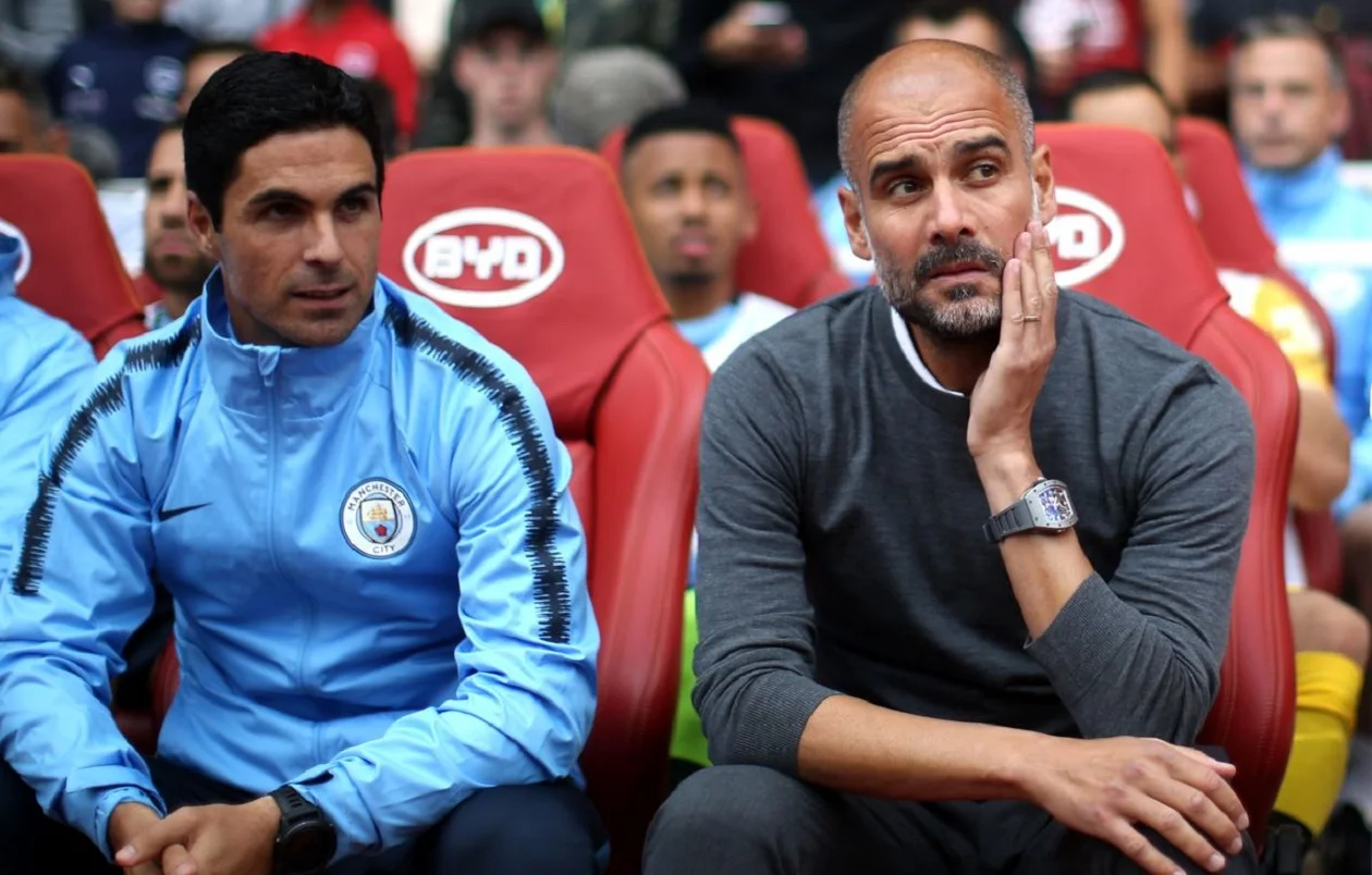 Микель Артета и Хосеп Гвардиола / Фото Манчестер Сити