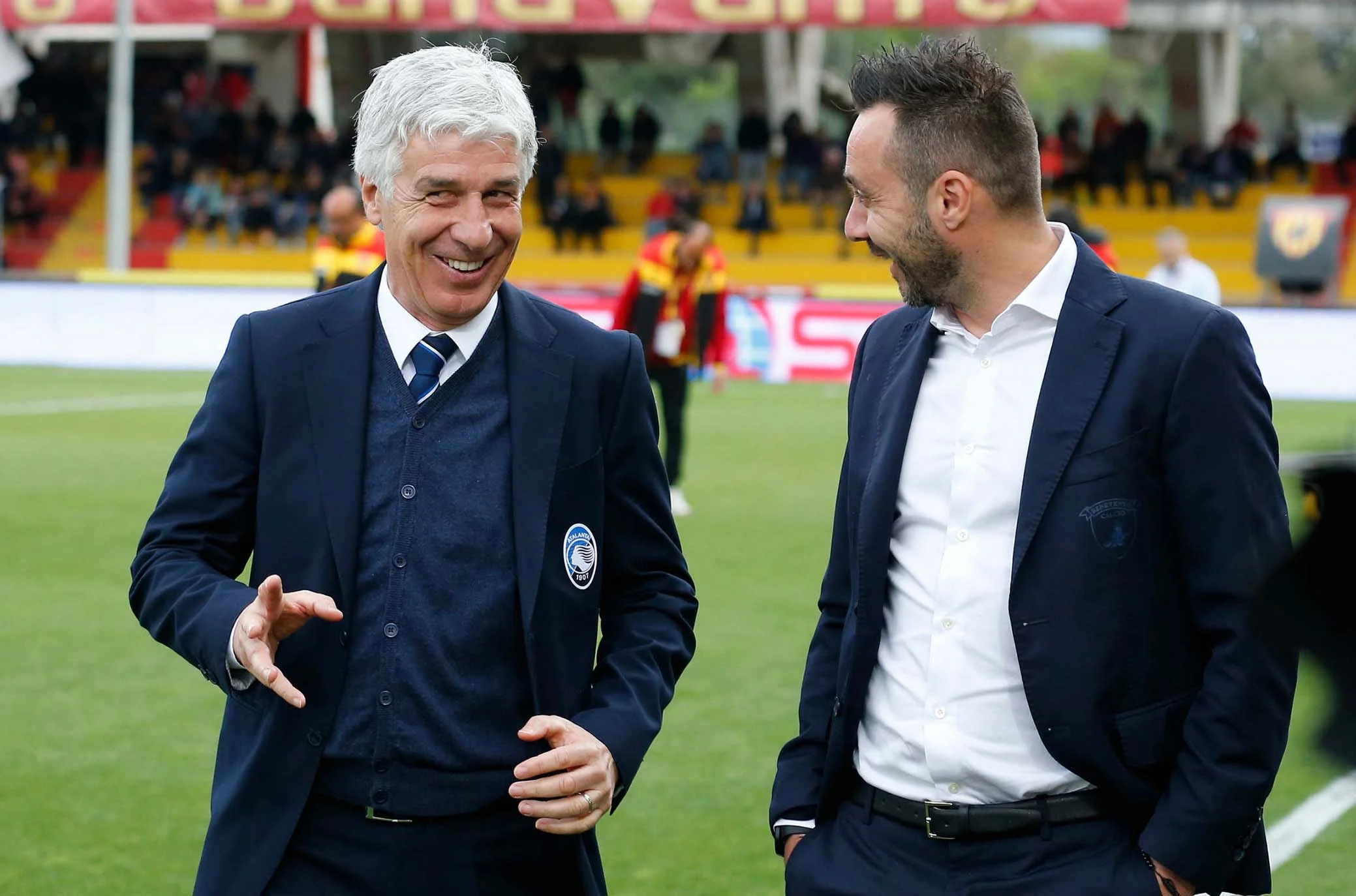 Джан Пьеро Гасперини и Роберто Де Дзерби / Фото Calcio Atalanta