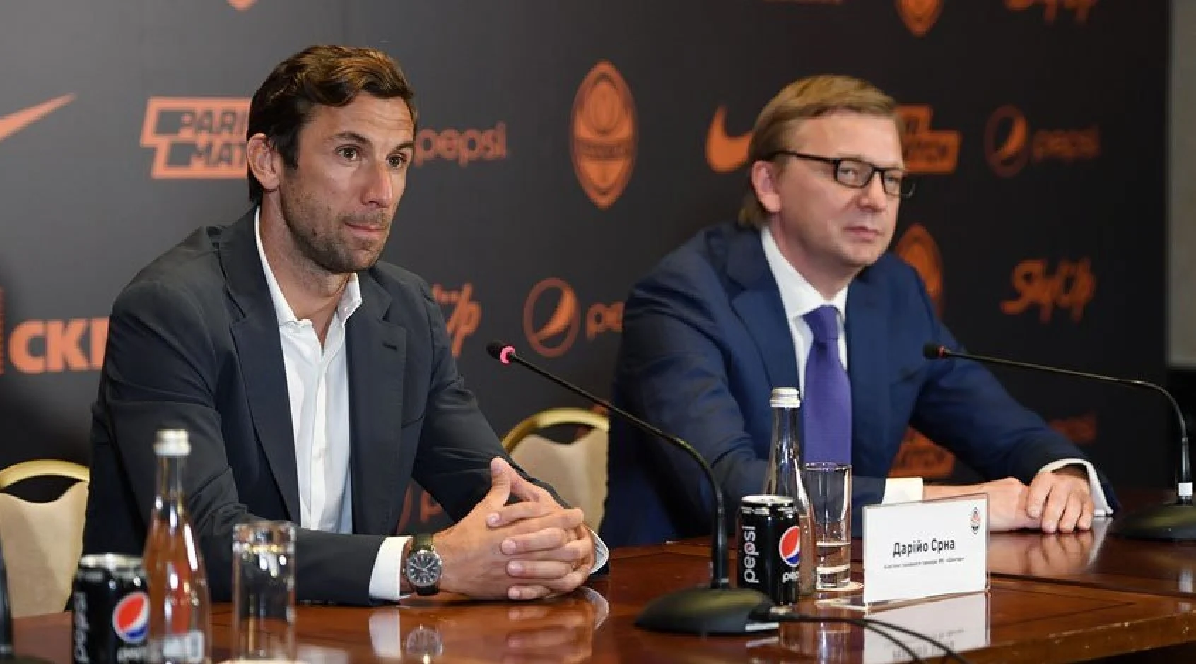 Даріо Срна і Сергій Палкін / Фото ФК Шахтар