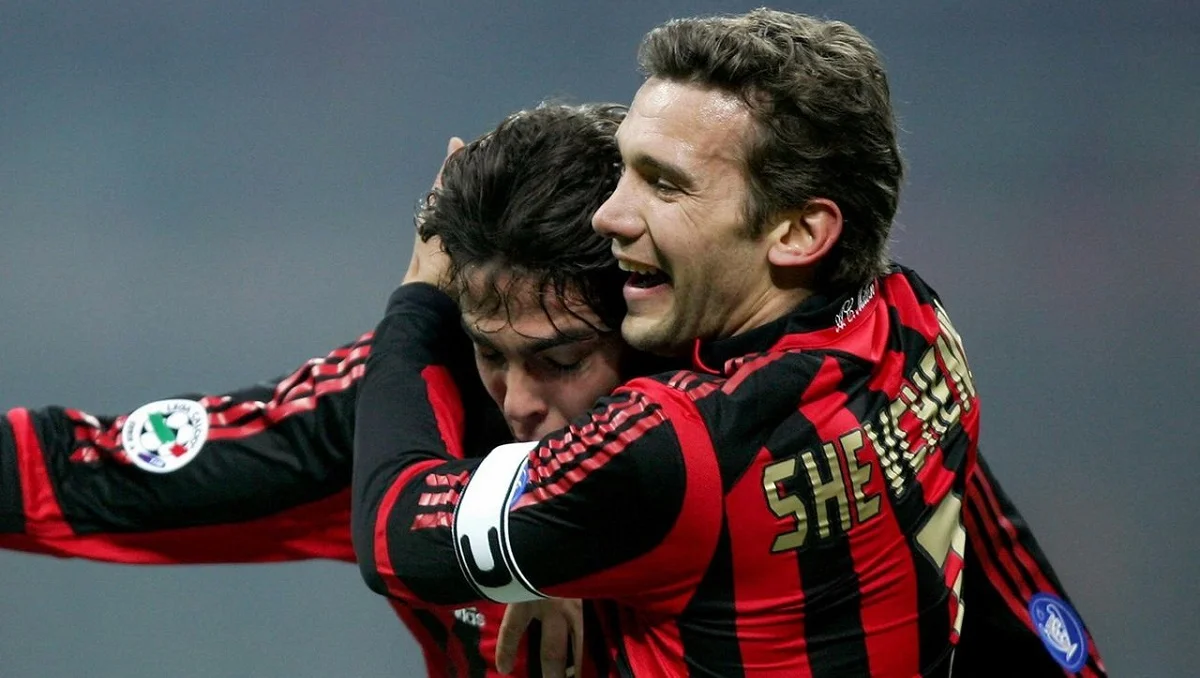 Кака и Шевченко / Getty images