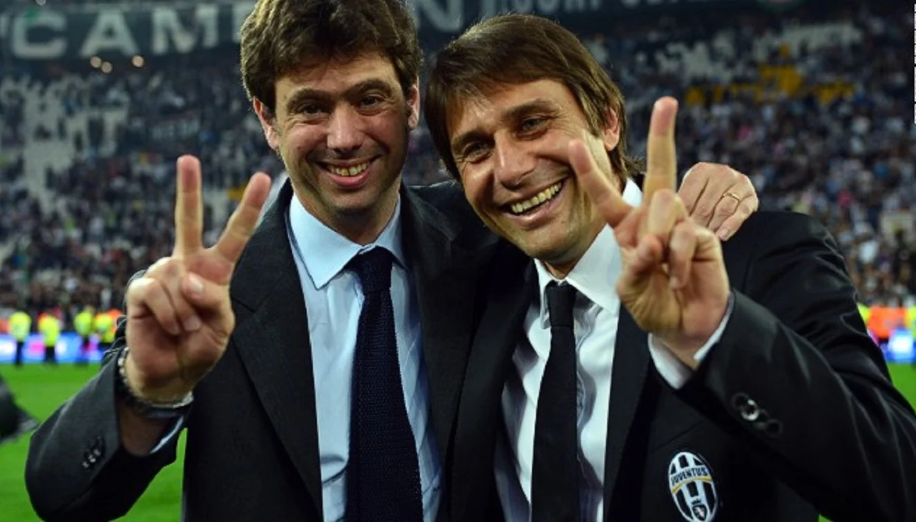 Андреа Аньєллі та Антоні Конте / Фото Ювентус
